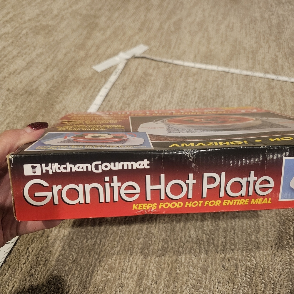 Kitchen Gourmet Granite Hot Plate - Picture 4 of 6